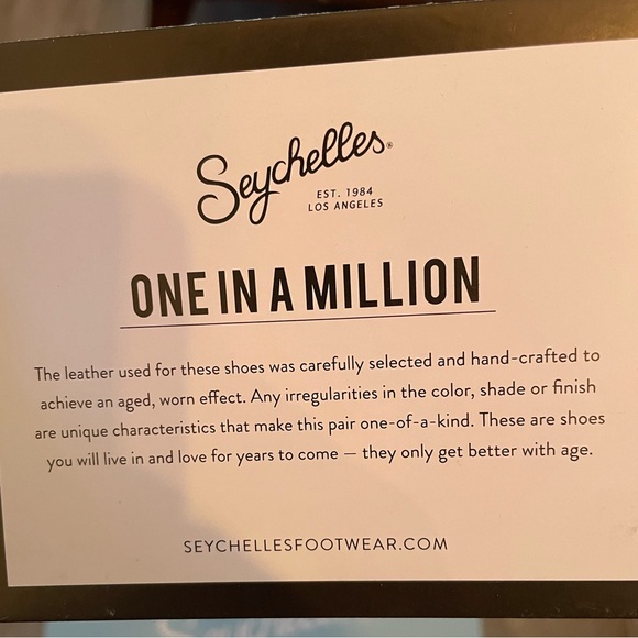 Seychelles leather flat mules sz 8 - Picture 5 of 6